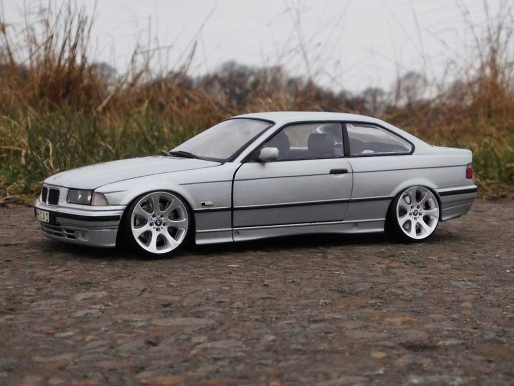Bmw 325 E36 1/18 Ut Models E36 E36 coupe grigio jantes E90 tuning modellino in miniatura