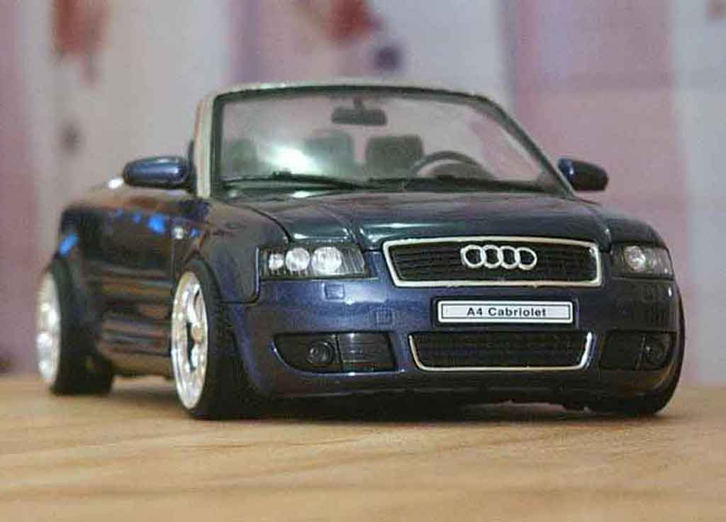 Audi A4 cabriolet 1/18 Welly cabriolet german look tuning modellino in miniatura