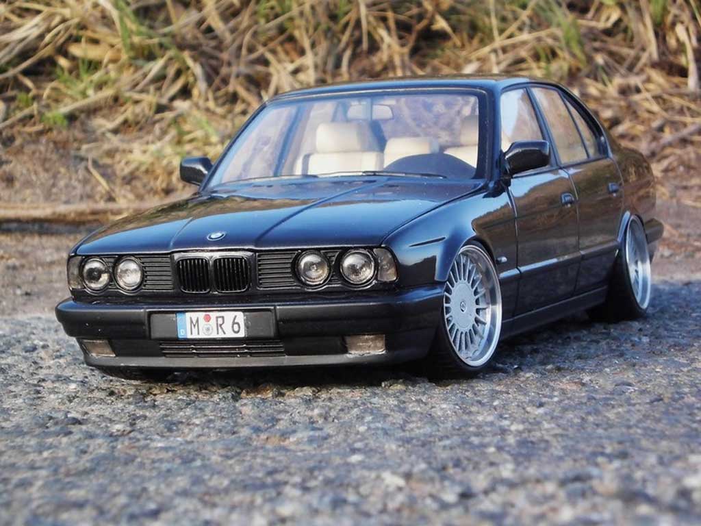 Bmw 535 1988 1/18 Minichamps 1988 i E34 jantes alpina tuning modellino in miniatura