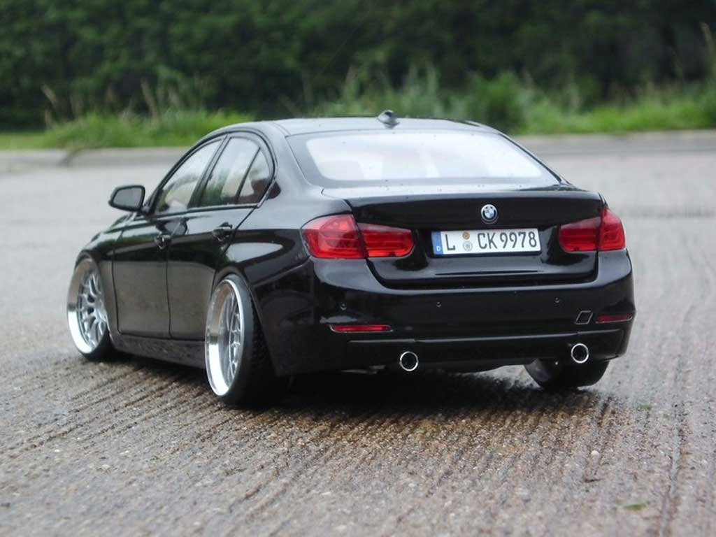 Bmw 335 F30 1/18 Paragon F30 3er Limousine nero jantes 20 pouces tuning modellino in miniatura