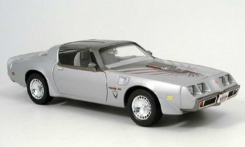 Pontiac Firebird 1979 1/18 Yat Ming 1979 trans am grigio modellino in miniatura