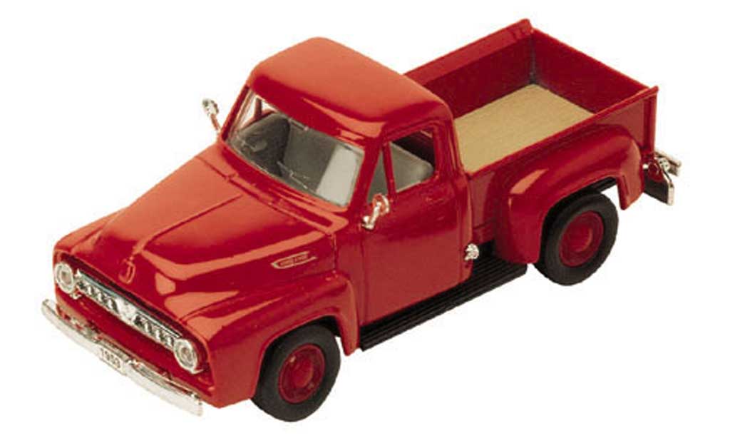 Ford F-100 1/43 Yat Ming F 100 Pick Up rosso 1953 modellino in miniatura