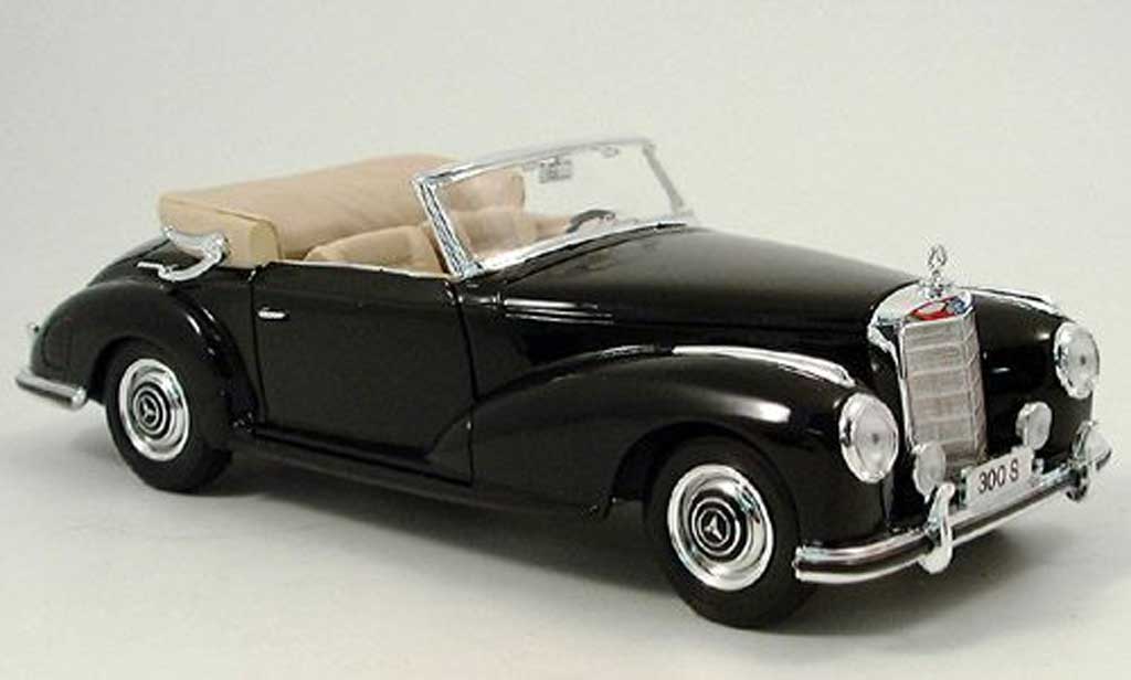 Mercedes 300 S 1/18 Norev S nero 1955 modellino in miniatura