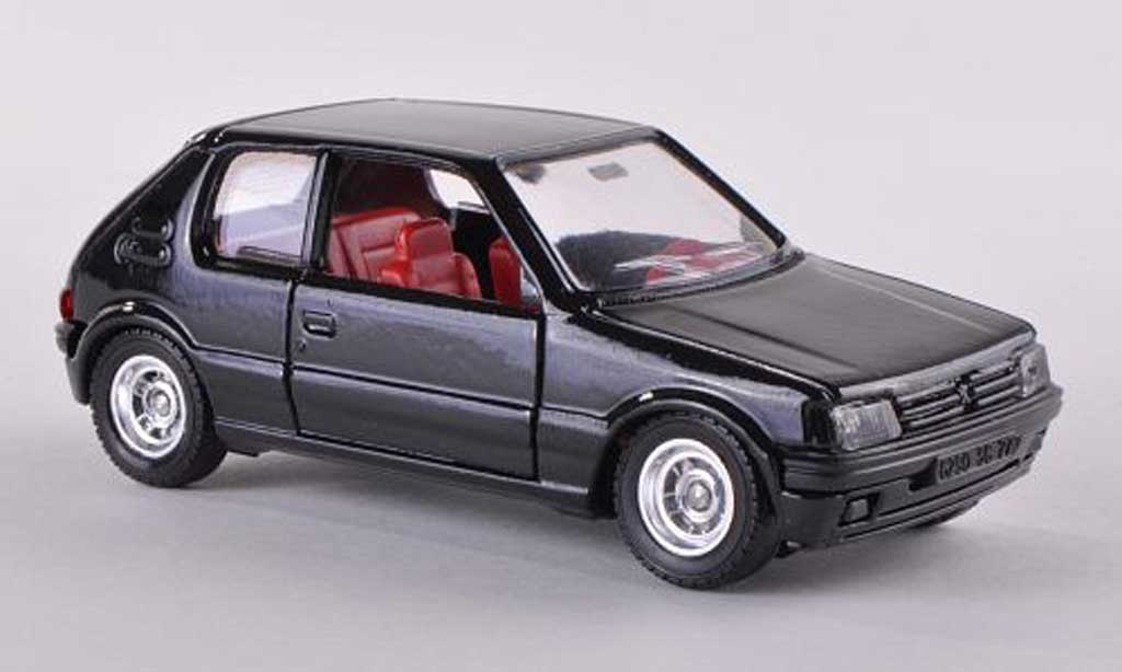 Peugeot 205 GTI 1/43 Solido GTI nero 1984 modellino in miniatura