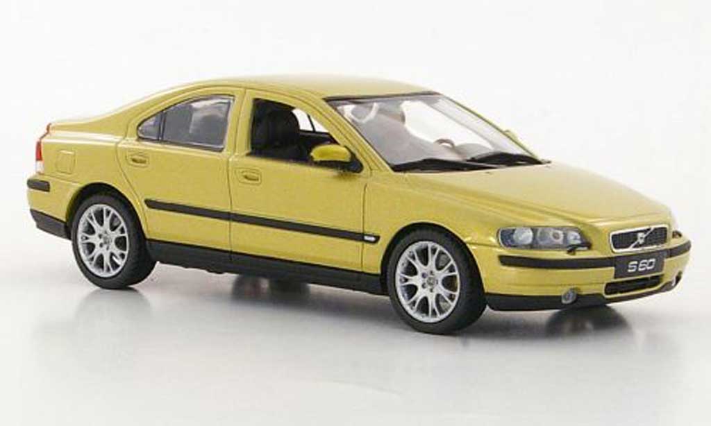 Volvo S60 1/43 Minichamps gold modellino in miniatura