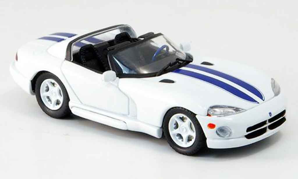 Dodge Viper RT 10 1/43 Eagle RT 10 bianco avec blun Streifen 1996 modellino in miniatura