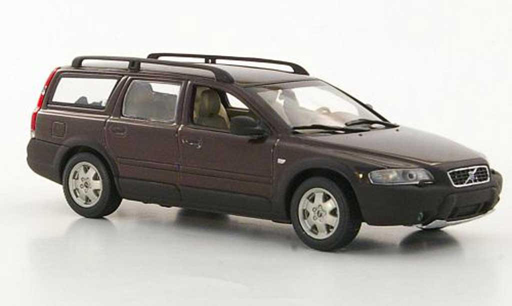Volvo V70 1/43 Minichamps XC marronee modellino in miniatura