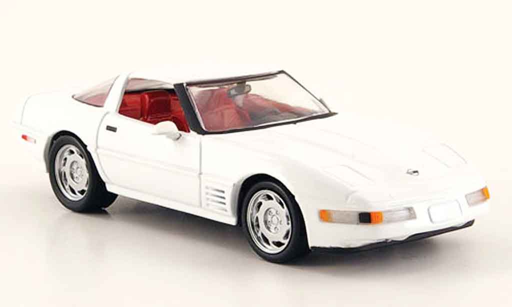 Chevrolet Corvette ZR1 1/43 Detail Cars ZR1 Coupe bianco modellino in miniatura