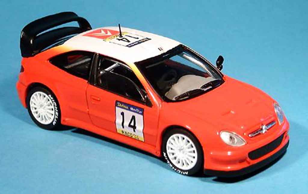 Citroen Xsara WRC 2001 1/43 Solido WRC 2001 t4 modellino in miniatura