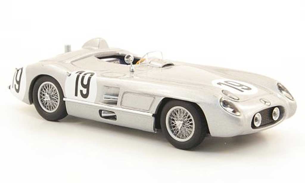 Mercedes 300 SLR 1/43 Minichamps SLR No.19 J.M. Fangio 24h Le Mans 1955 modellino in miniatura