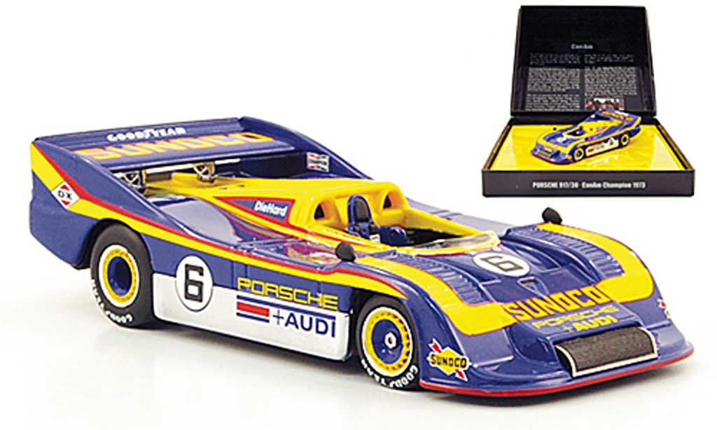 Porsche 917 1973 1/43 Minichamps 1973 30 No.6 Sunoco Team Penske Racing Can-Am Saison modellino in miniatura