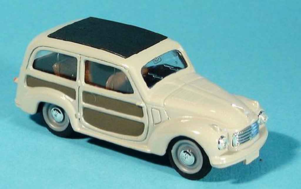 Fiat 500 1/43 Brumm C Belvedere grigio 1951 modellino in miniatura
