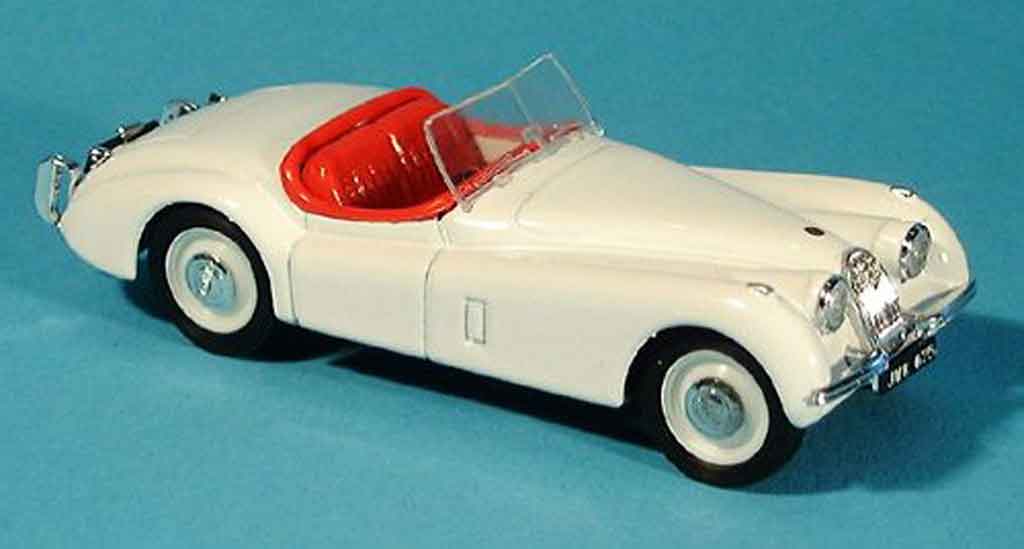 Jaguar XK 120 1/43 Brumm 120 spider bianco offen 1948 modellino in miniatura