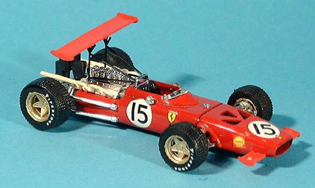 Ferrari 312 F1 1/43 Brumm F1 No.15 C.Amon GP Spanien 1969 modellino in miniatura