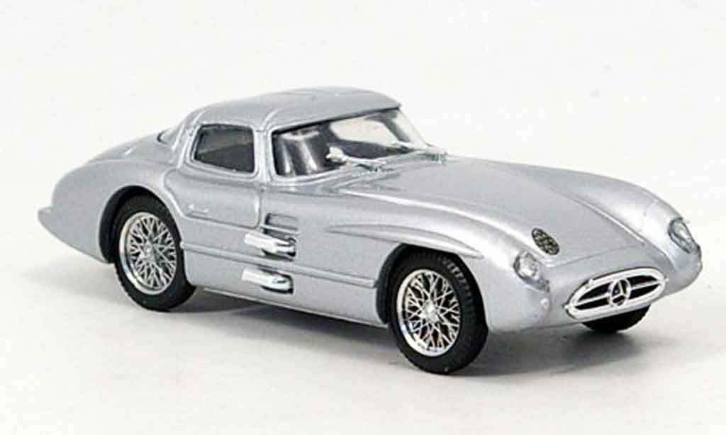 Mercedes 300 SLR 1/43 Brumm SLR Coupe grigio metallisee 1955 modellino in miniatura