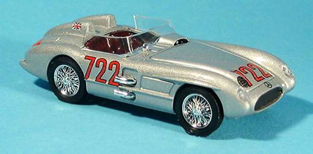 Mercedes 300 SLR 1/43 Brumm SLR No.722 S.Moss Mille Miglia 1955 modellino in miniatura