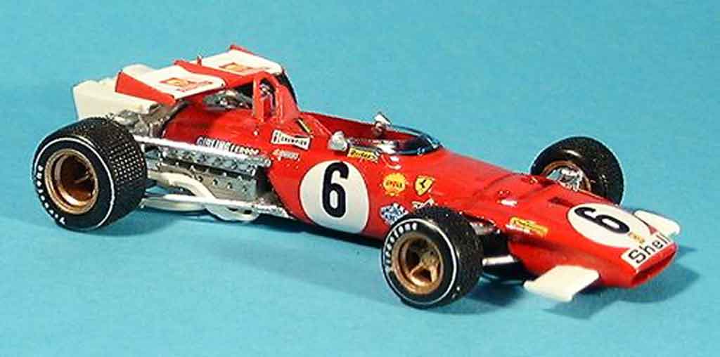 Ferrari 312 B 1/43 Brumm B b no.6 i.giunti gp italien 1970 modellino in miniatura