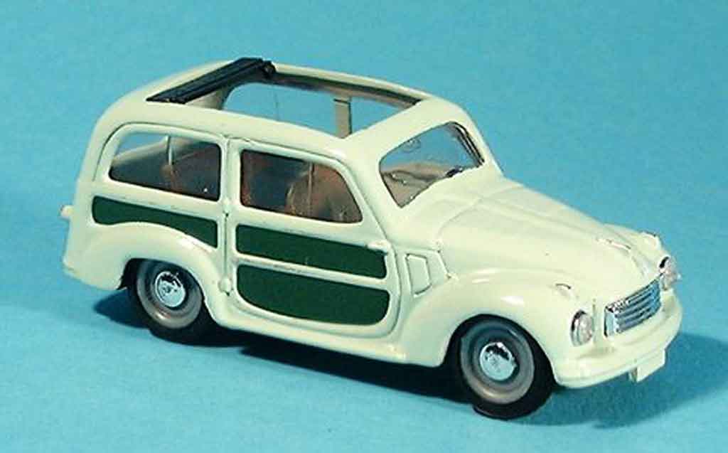 Fiat 500 1/43 Brumm C Kombi grun offen modellino in miniatura