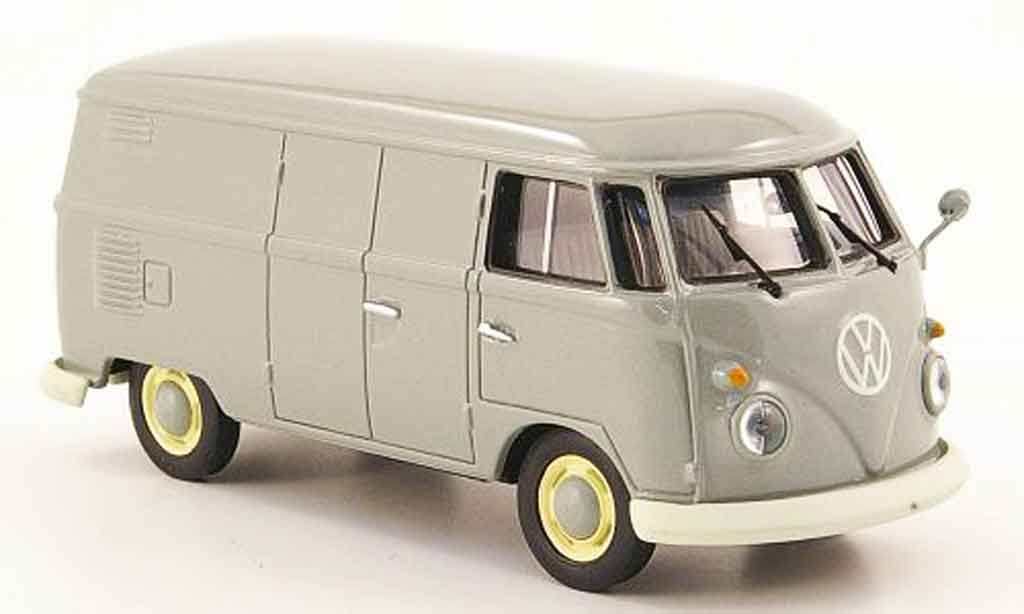 Volkswagen Combi 1/43 Minichamps t1 kasten grigio modellino in miniatura