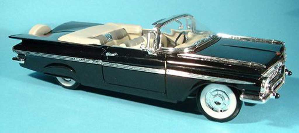 Chevrolet Impala 1959 1/18 Yat Ming 1959 nero modellino in miniatura