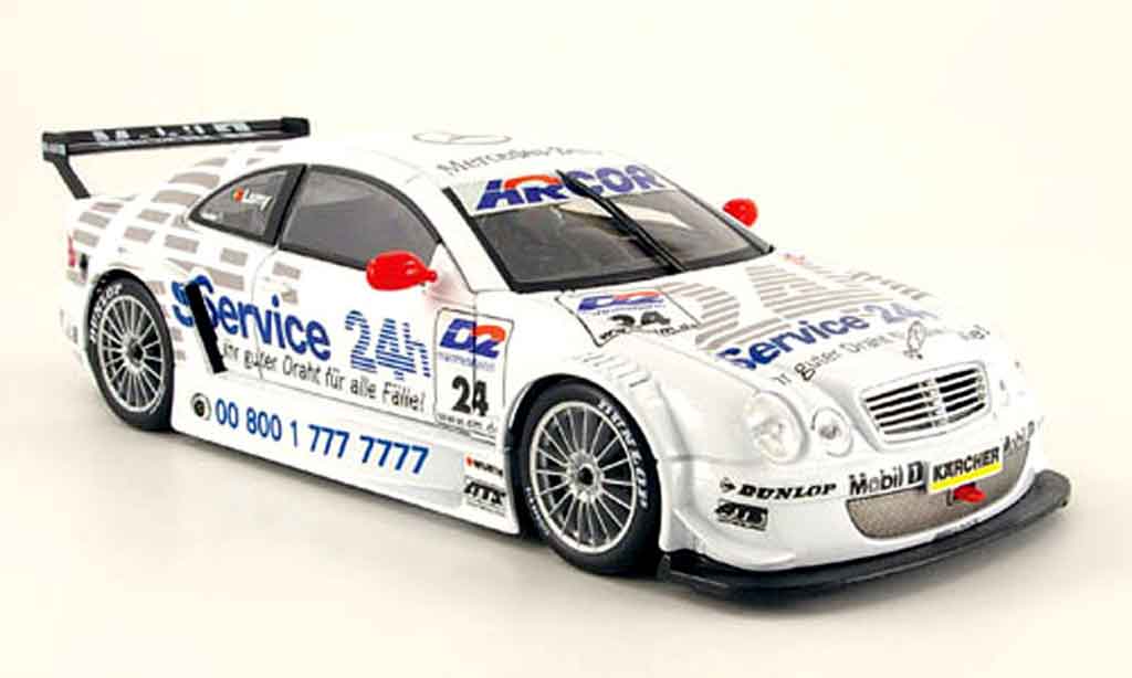 Mercedes Classe CL DTM 1/18 Maisto K DTM amg 24h service modellino in miniatura