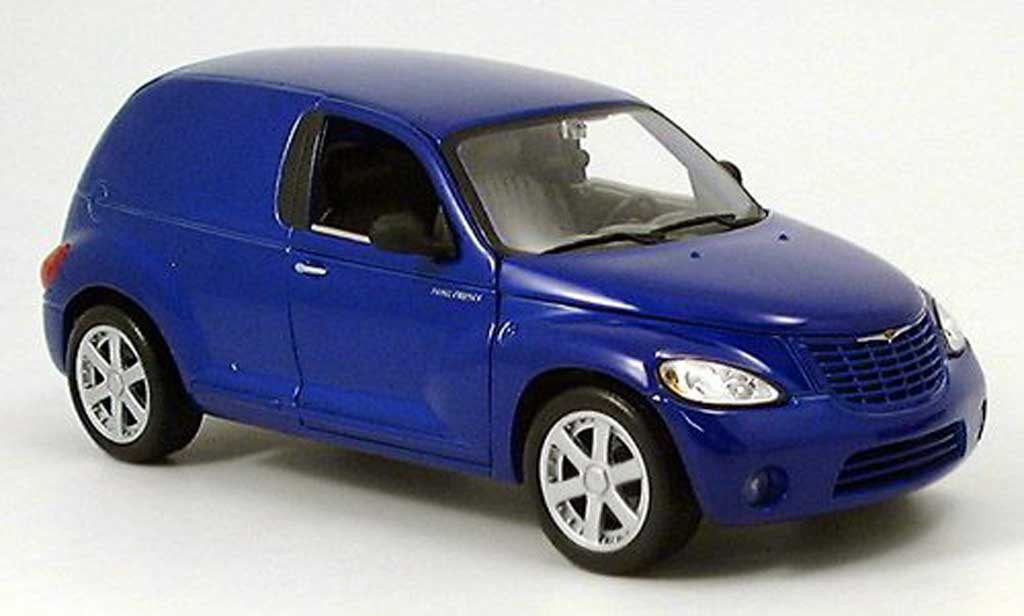 Chrysler PT Cruiser 1/18 Maisto panel blu modellino in miniatura