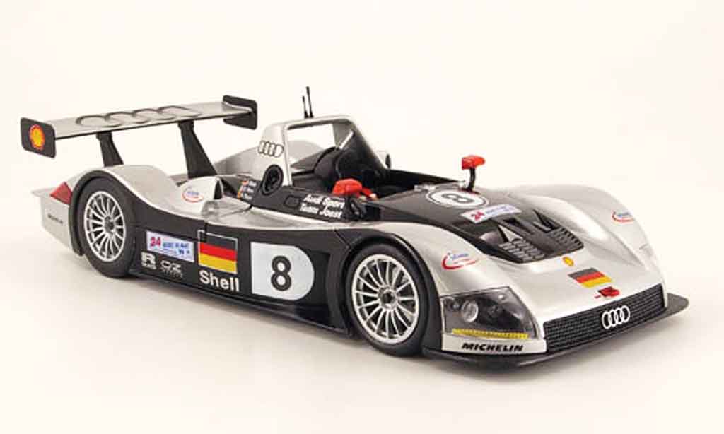 Audi R8 Le Mans 1/18 Maisto Le Mans r rr no.8 team joest 1999 modellino in miniatura