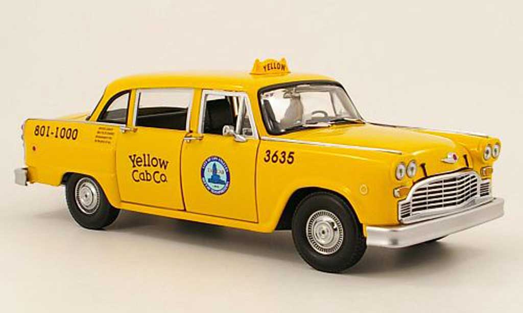 Checker Taxi 1/18 Sun Star los angeles 1981 modellino in miniatura