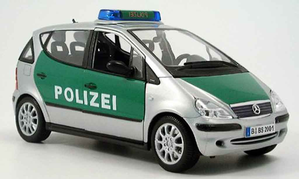 Mercedes Classe A 1/18 Maisto polizei modellino in miniatura