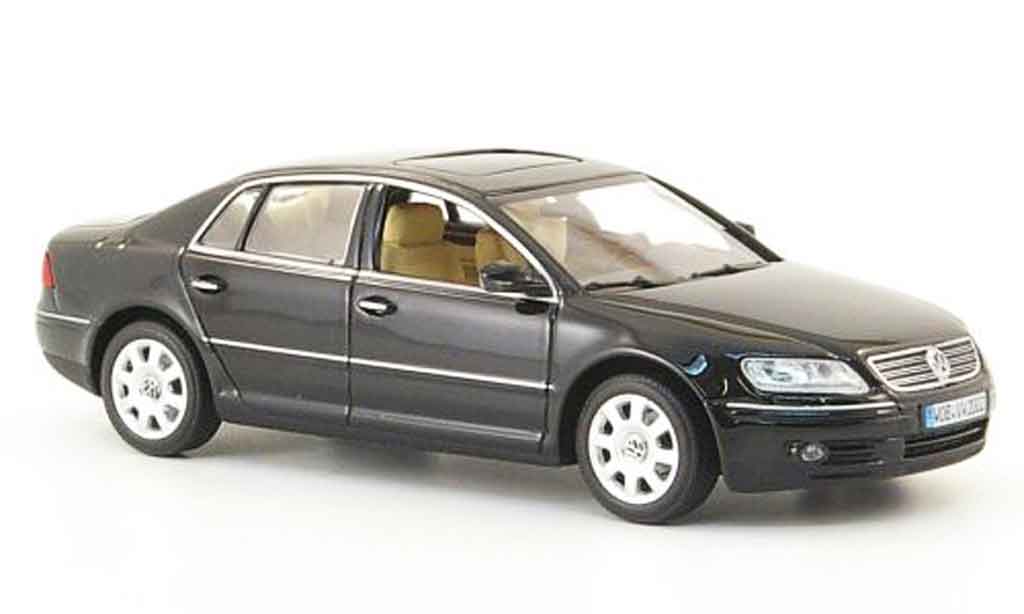 Volkswagen Phaeton 1/43 Minichamps nero 2002 modellino in miniatura
