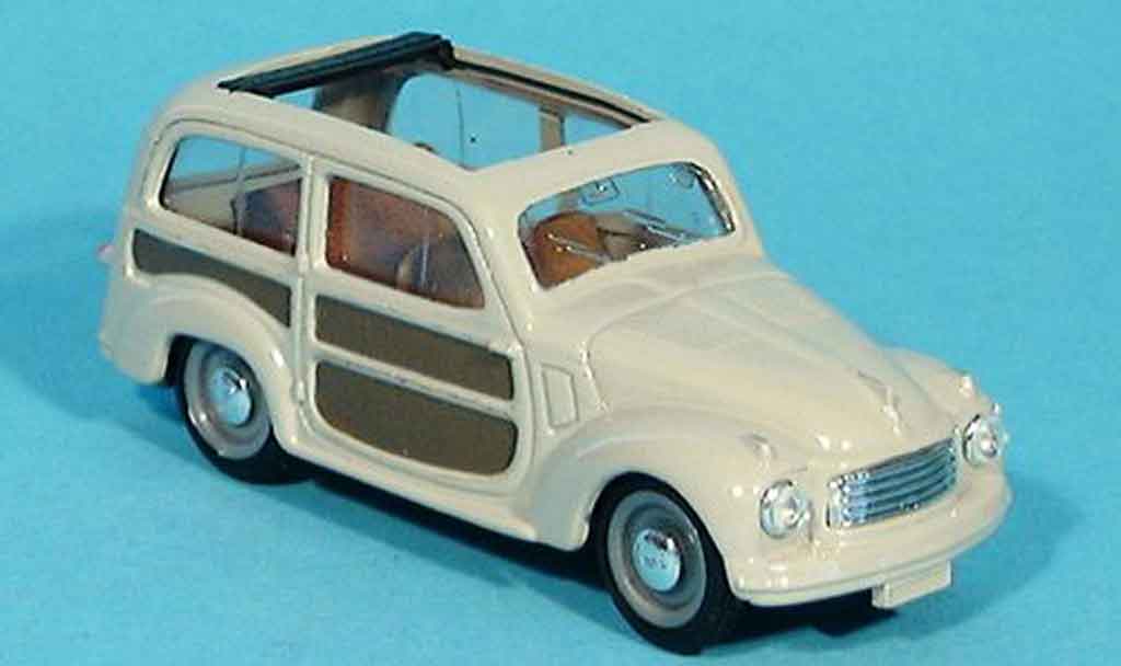 Fiat 500 1/43 Brumm C Belvedere grigio offen 1951 modellino in miniatura