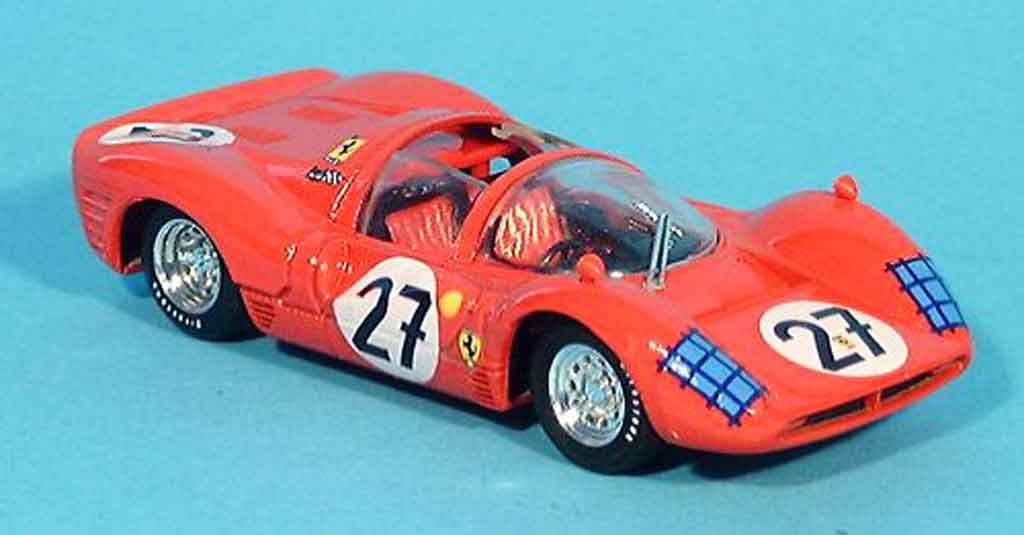Ferrari 330 P3 1/43 Brumm P3 spyder le mans ginther 1966 modellino in miniatura