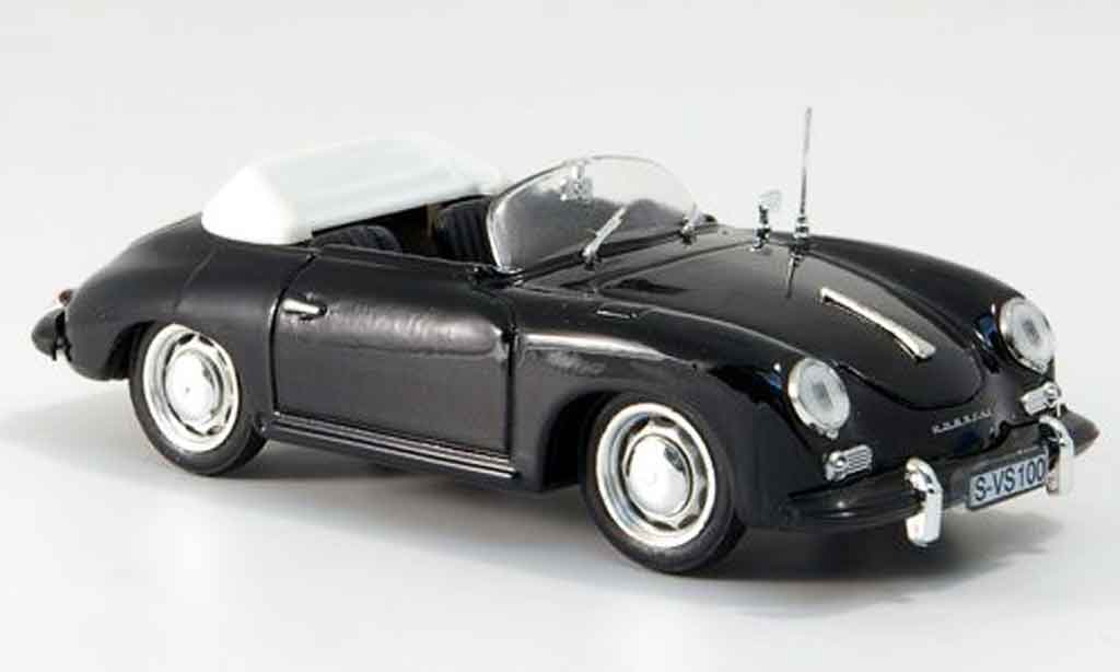 Porsche 356 1963 1/43 Brumm 1963 C Spyder nero geoffnetes Verdeck modellino in miniatura