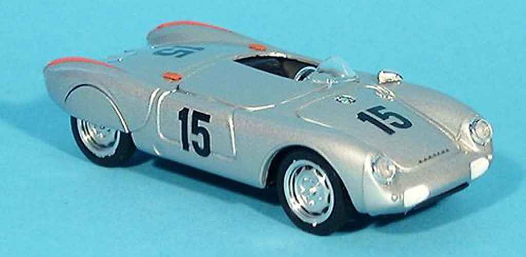 Porsche 550 1955 1/43 Brumm 1955 Spyder No.15 von Frankenberg Avus modellino in miniatura