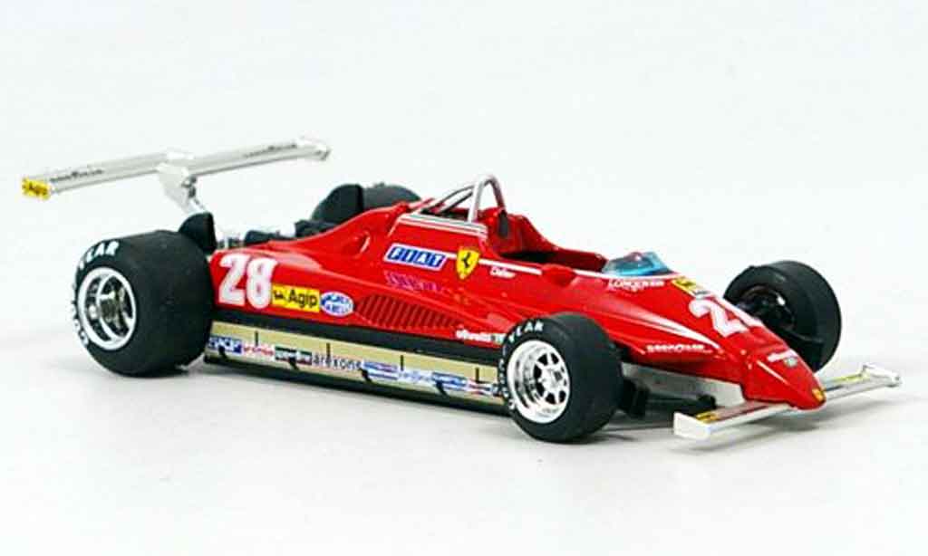 Ferrari 126 1982 1/43 Brumm 1982 C2 no.28 d.pironi gp long beach modellino in miniatura