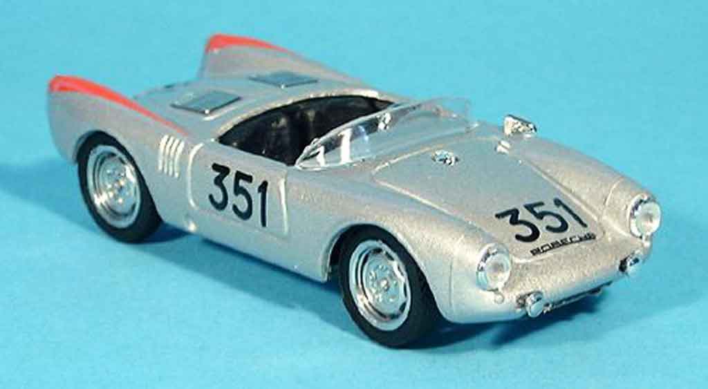 Porsche 550 1954 1/43 Brumm 1954 1500 Spider No.351 Mille Miglia modellino in miniatura