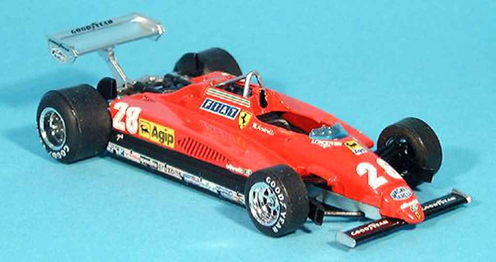 Ferrari 126 1982 1/43 Brumm 1982 C2 no.28 m.andretti gp monza modellino in miniatura
