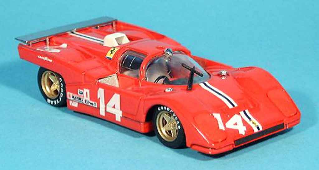 Ferrari 512 M 1/43 Brumm M posey bucknum watkins glen 1971 modellino in miniatura