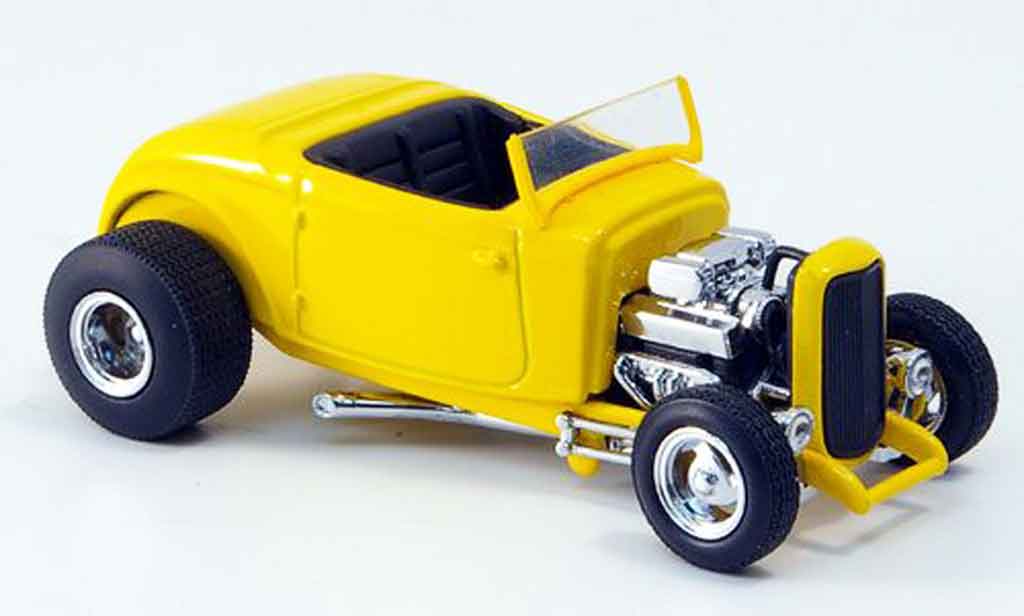 Ford 1932 1/43 Eagle Street Rod giallo neroes Interieur modellino in miniatura