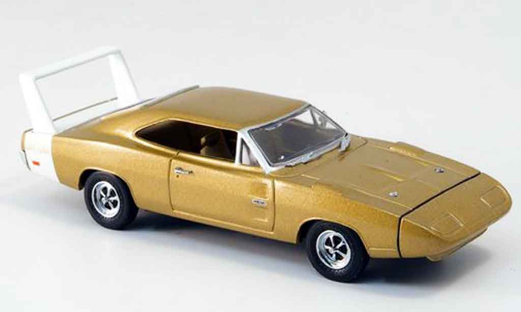 Dodge Charger 1969 1/43 Eagle 1969 Daytona or avec biancoem Heckspoiler modellino in miniatura