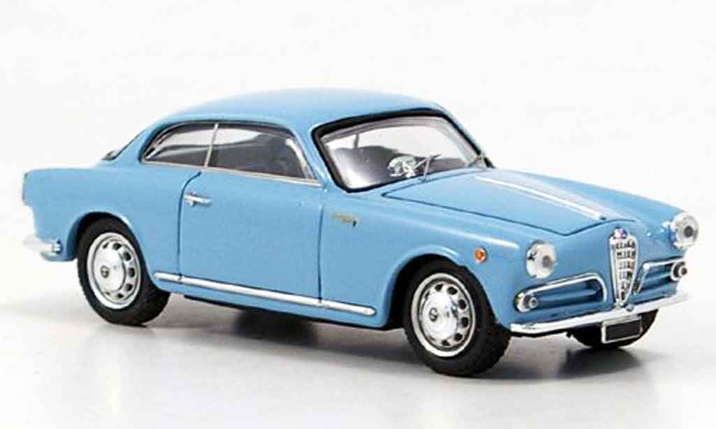 Alfa Romeo Giulietta Sprint 1/43 Bang Sprint blu 1954 modellino in miniatura