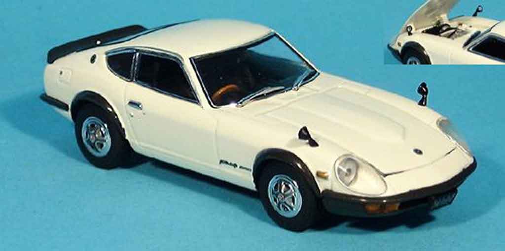 Nissan 240 ZG 1/43 Kyosho ZG Datsun Fairlady bianco modellino in miniatura