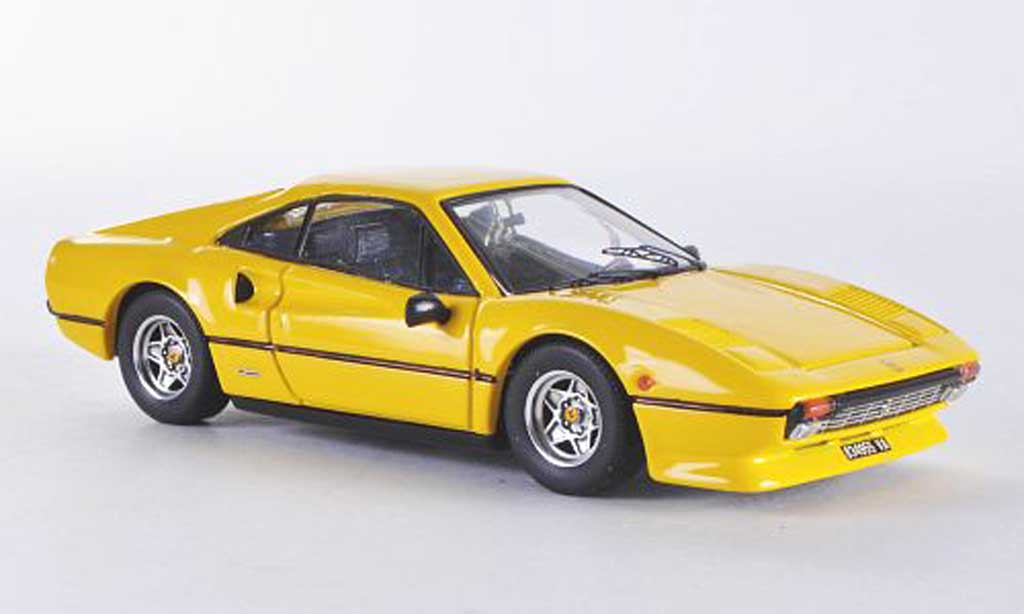 Ferrari 308 GTB 1/43 Best GTB giallo modellino in miniatura