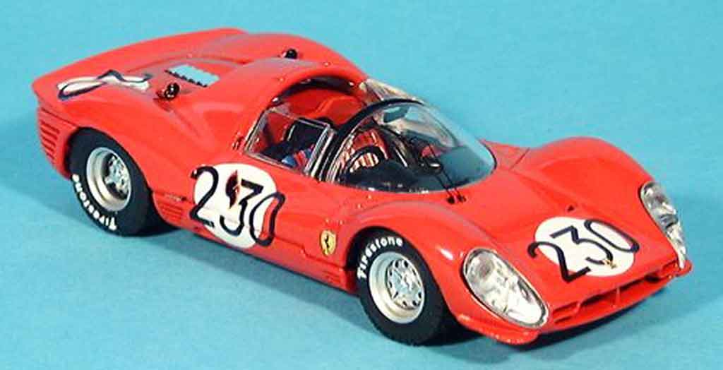 Ferrari 330 P3 1/43 Bang P3 spider bandini vaccarella no. 230 1966 modellino in miniatura