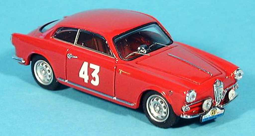 Alfa Romeo Giulietta 1/43 Bang no.43 sc vidilles tour de france 1956 modellino in miniatura