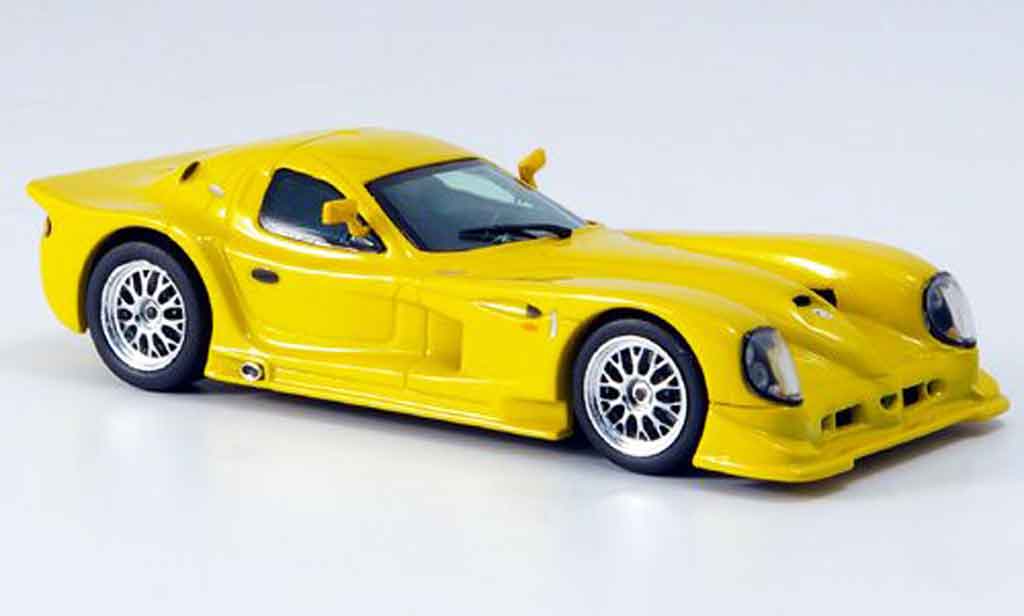 Panoz Esperante 1/43 Vitesse Street giallo modellino in miniatura