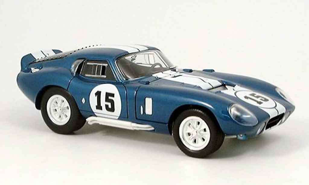 Shelby Cobra Daytona 1/18 Yat Ming Daytona blu 1965 modellino in miniatura