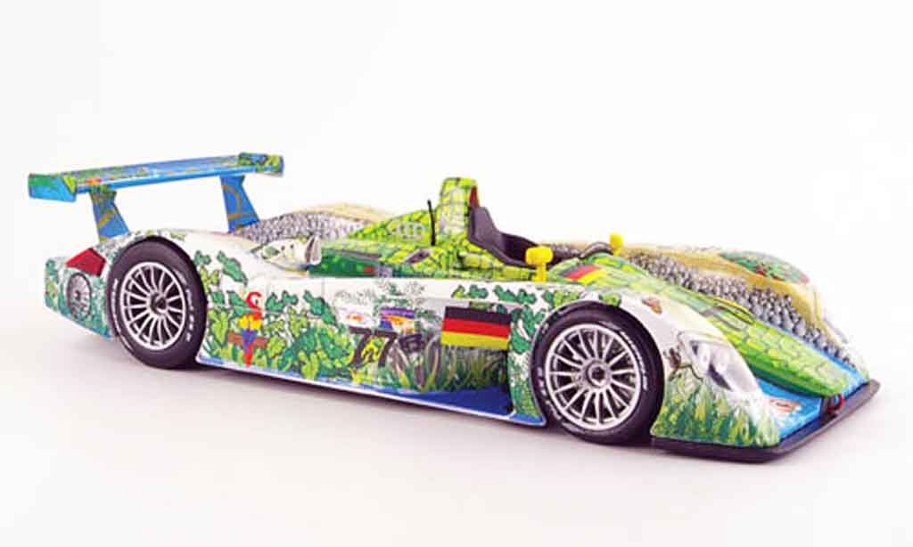 Audi R8 Le Mans 1/18 Maisto Le Mans le mans krokodil modellino in miniatura