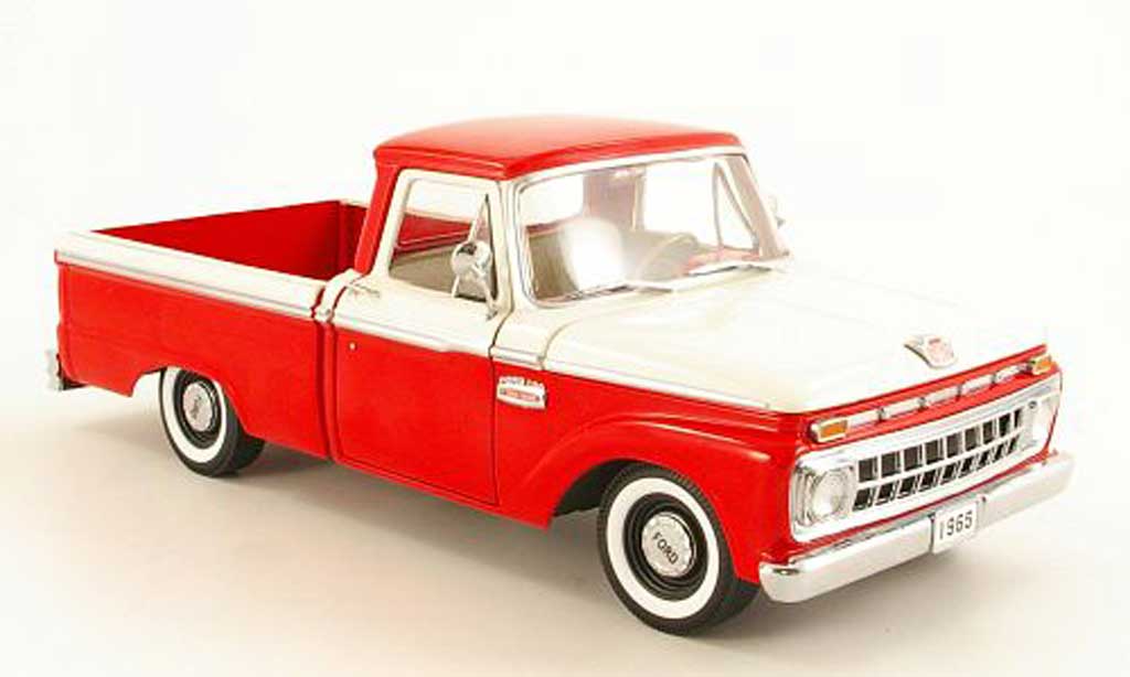 Ford F-100 1/18 Sun Star F 100 rosso/bianco 1965 modellino in miniatura