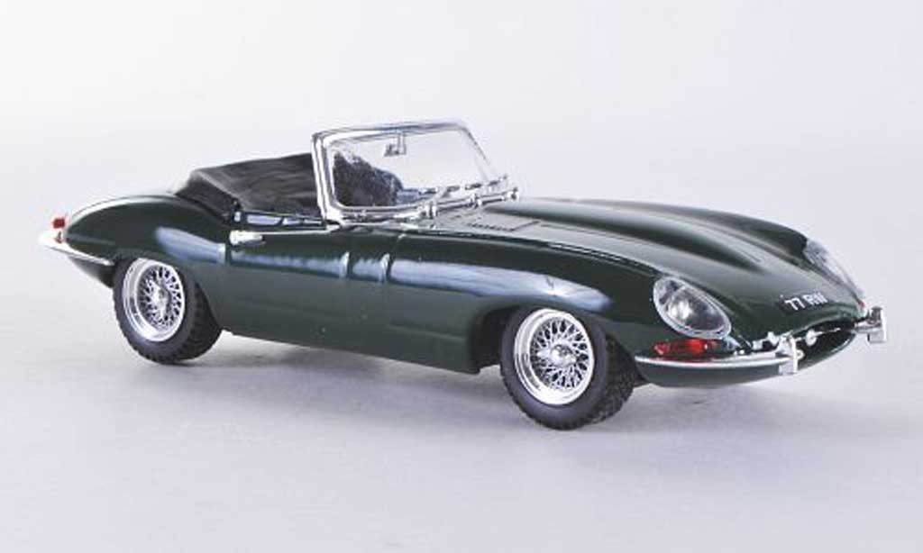 Jaguar E-Type 1/43 Best E Spyder grun modellino in miniatura